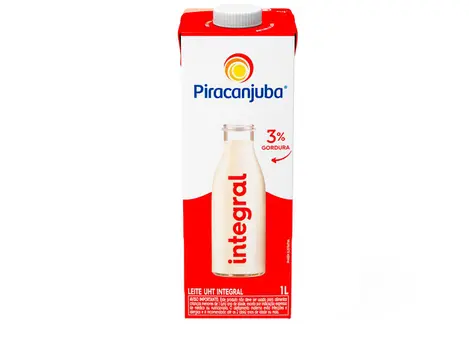 Promoção de Leite Integral Piracanjuba 1L