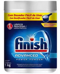 Detergente Em Pó Finish Para Lava Louças 1Kg