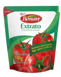 Promoção de Extrato de Tomate BONARE 140g