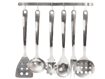 Conjunto de Utensílios com 1 Suporte 6 Peças – La Cuisine