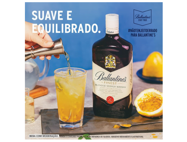 Ballantine’s Finest Whisky Escocês 1L