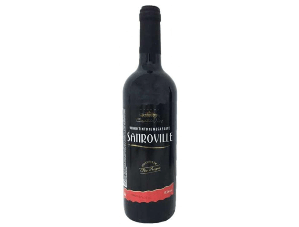 Promoção de Vinho Tinto Suave SANROVILLE 750ml