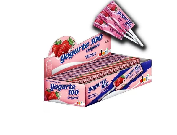 Pirulito Mastigável Yogurte 100 10gr C/50un – Dori