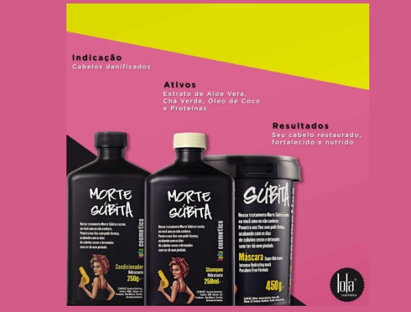 Promoção de Kit Morte Súbita Intense Lola Cosmetics