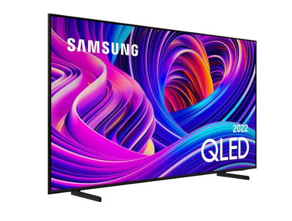 Promoção de Smart TV 50″ QLED 4K Samsung 50Q60B, Modo Game, Som em Movimento, Tela sem limites, Design slim, Visual livre de cabos, Alexa built in