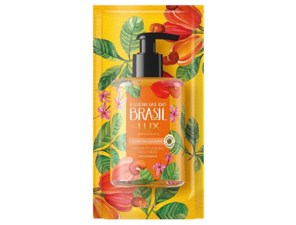 Promoção de Sabonete Lux Líquido para Mãos Flor do Cajueiro Essências do Brasil 240ml