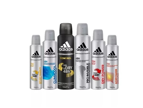 Promoção de Leve 6 Pague 4: Desodorantes Adidas