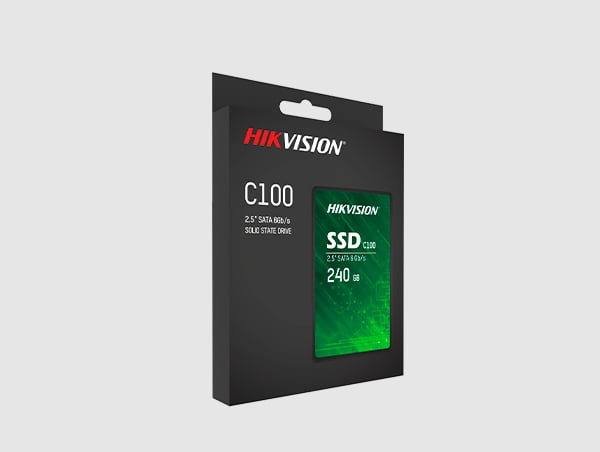 Promoção de SSD Hikvision C100, 240GB, Sata III, Leitura 550MBs e Gravação 450MBs, HS-SSD-C100/240G