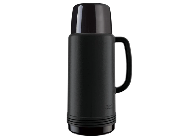 Promoção de Garrafa Térmica Ideal 1L Invicta Preto