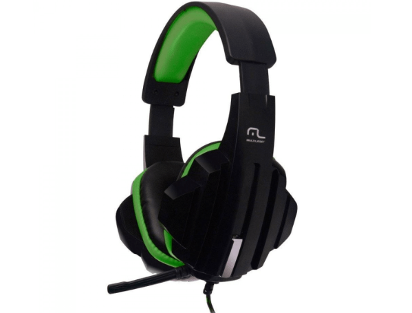 Headset Gamer Multilaser PH123 P2 Black/Green