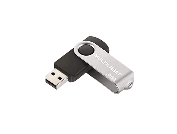 Promoção de Pendrive Multilaser Twist 2.0 32gb Preto PD589