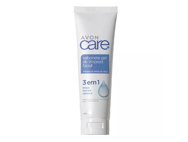 Promoção de Sabonete Gel de Limpeza Facial 3 em 1 Avon Care 100g