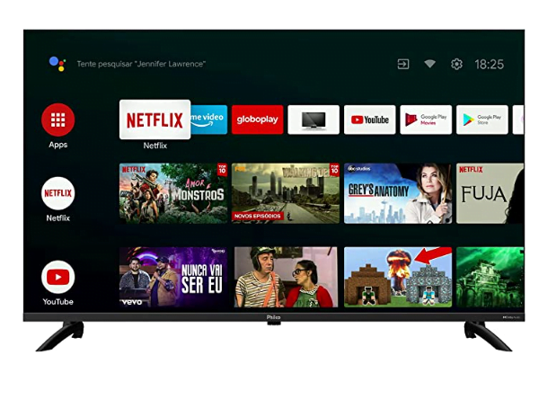 Promoção de Smart TV Philco 43” PTV43D10AG11SKF Android TV Dolby Audio