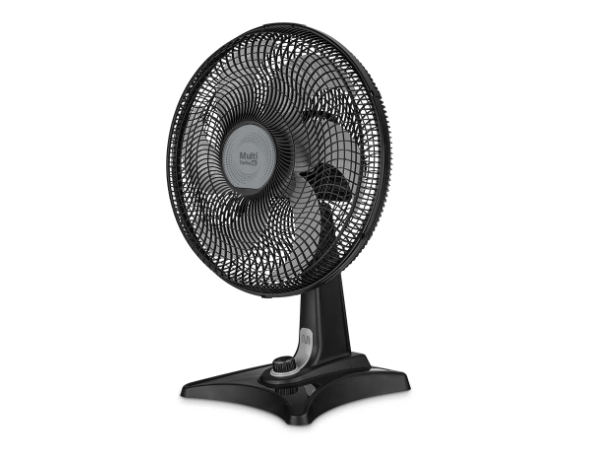 Promoção de Ventilador de Mesa 40cm Multi Turbo 40 Six 220v-130w Preto Multilaser VL404