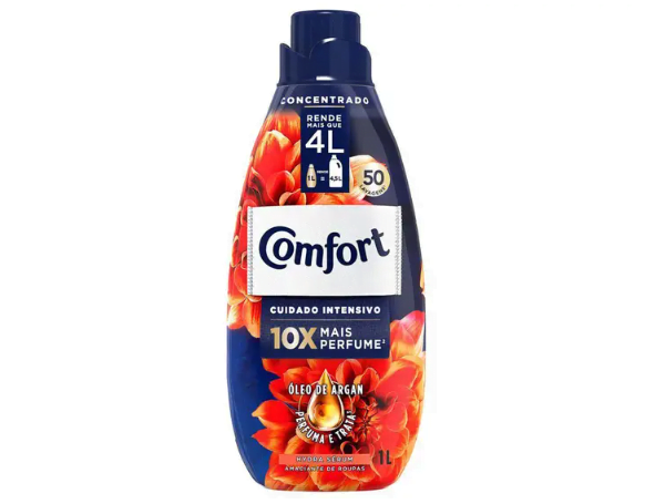 Promoção de Amaciante Concentrado Comfort Hydra Sérum 1L