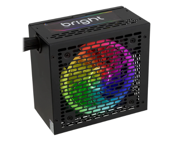 Bright Fonte ATX RGB Gamer 650W, Bivolt Automático, Fan 120mm, AC/DC Frequência 50~60 Hz50