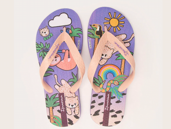 Promoção de Chinelo infantil natureza Ipanema lilás