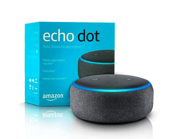 Echo Pop - Smart Speaker Compacto Com Som Envolvente E Alexa - Cor Preto