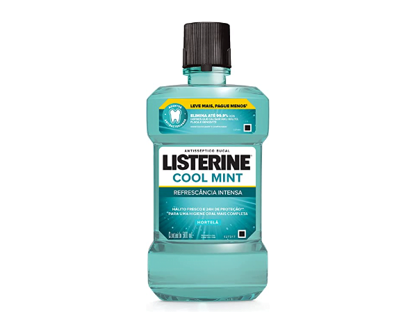 Enxaguante Bucal Cool Mint Listerine 500Ml P 350Ml