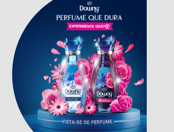 Promoção de Experimente Downy com 100% de cashback até R$25