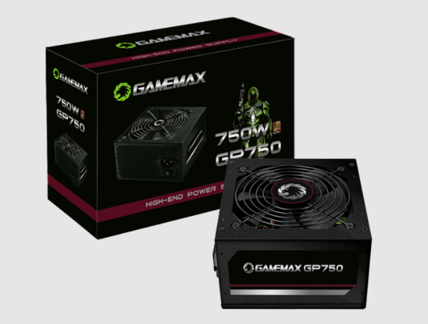 Promoção de Fonte Gamemax GP750 750W 80 Plus Bronze PFC Ativo