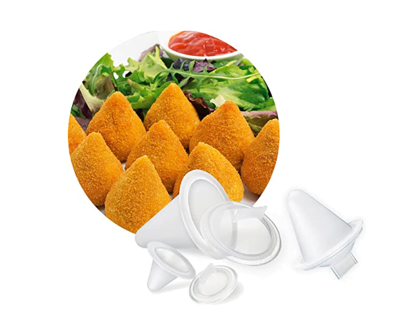 Promoção de Kit Formas para Fazer Coxinha Keita CX3 3 Tamanhos