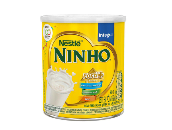 Promoção de Leite em Pó NINHO Integral 380g