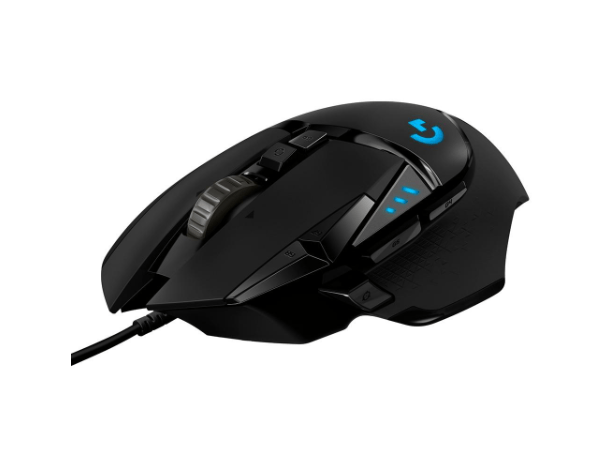 Mouse Gamer Logitech G502 HERO com RGB LIGHTSYNC, Ajustes de Peso, 11 Botões Programáveis, Sensor HERO 25K 910-005550