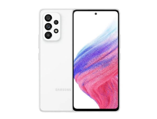 Promoção de Smartphone Samsung Galaxy A53, 128GB, 8GB RAM, Octa Core, Câmera Quadrupla 64MP, Tela 6.5 Branco