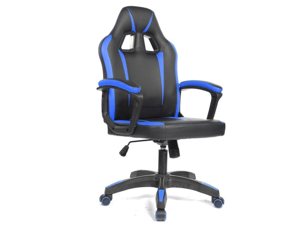 Promoção de Cadeira Gamer Prizi Runner 180Kg Giratória Azul