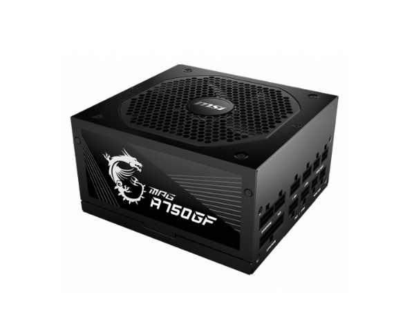 Fonte MSI MPG A750GF, 750W, 80 Plus Gold, Modular, PFC Ativo, Bivolt Preto 306-7ZP0B22-CE0