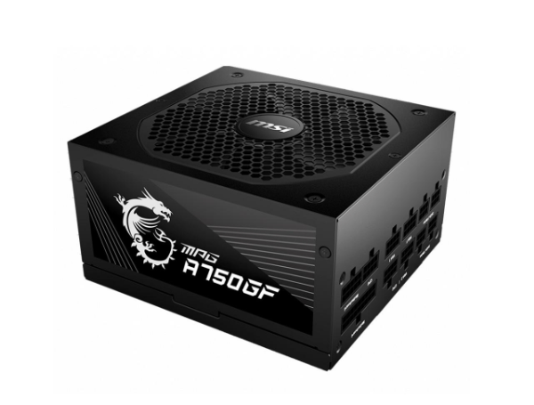 Promoção de Fonte MSI MPG A750GF, 750W, 80 Plus Gold, Modular, PFC Ativo, Bivolt, Preto 306-7ZP0B22-CE0