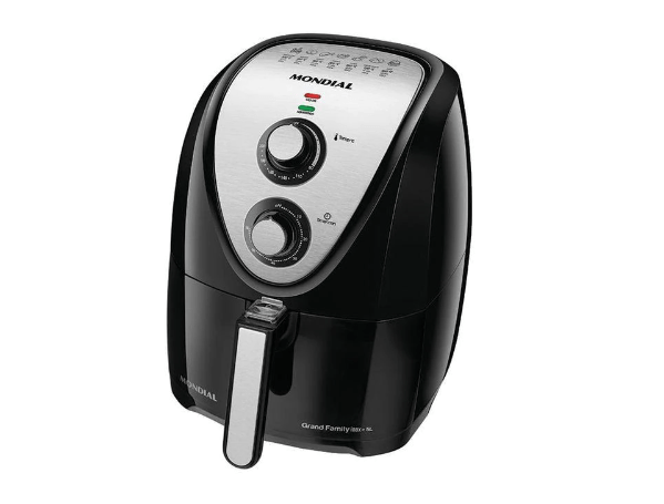 Promoção de Fritadeira Elétrica Air Fryer 5L Mondial AFN50BI Preta