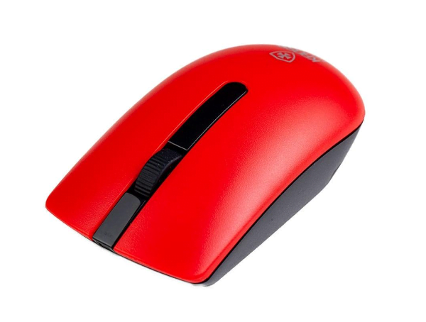 Promoção de Mouse Sem Fio Kross Recarregável, USB 1.600Dpi, Vermelho KE-M315