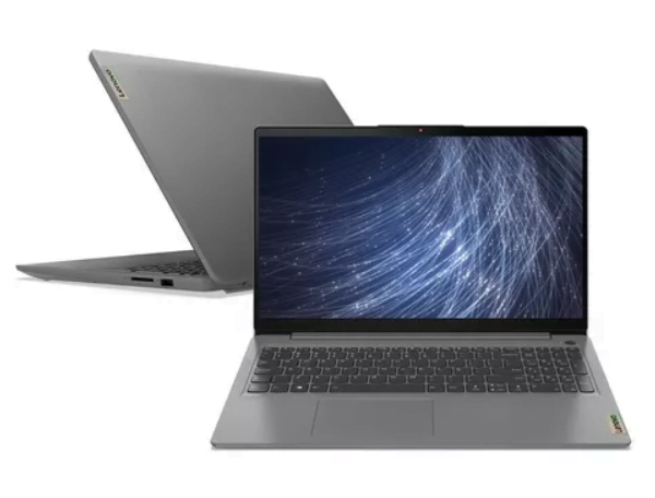 Promoção de Notebook Lenovo Ideapad i3 R5-5500u 12gb 256gb Linux 15,6”