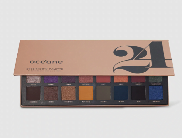 Paleta de Sombras OCÉANE 24 Cores 28g