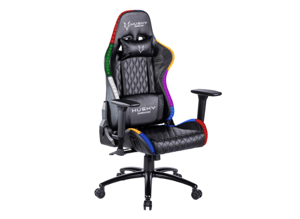 Promoção de Cadeira Gamer Husky Gaming Blizzard RGB Preto HBL-RGB Luz RGB