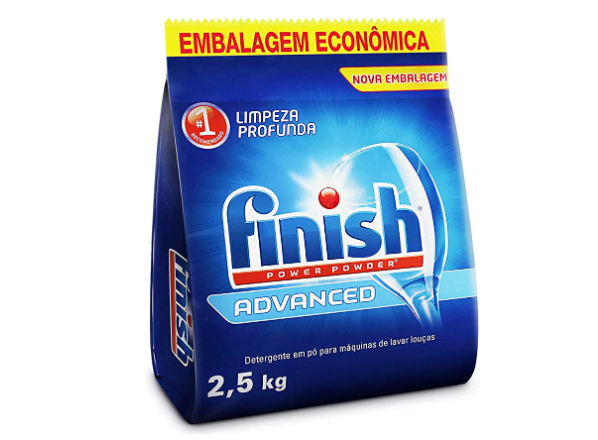 Promoção de Detergente para Lava Louças em Pó Finish 2,5kg