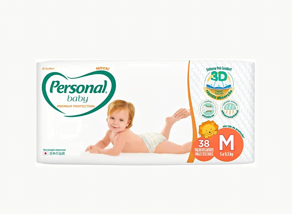 Promoção de (REC) Fralda Personal Baby Premium Protection Média 38 Pads