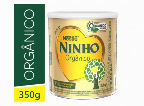 Promoção de Leite Em Pó Ninho Orgânico Integral Lata 350g